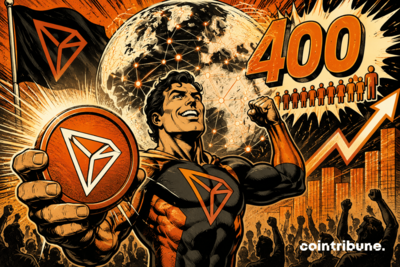 400 Million Accounts: TRON Reaches a New Adoption Record