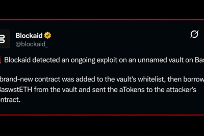$6M Vanishes From Crypto Vault Controlled by 7 Mystery Signers