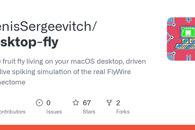 A 3D fruit fly on macOS desktop powered by the real FlyWire connectome