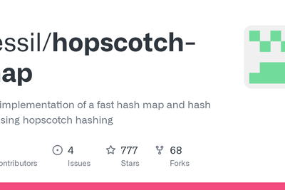 A C++ implementation of a fast hash map and hash set using hopscotch hashing