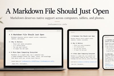 A Markdown File Should Just Open