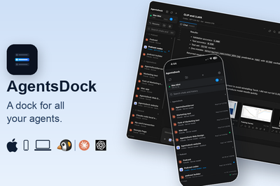 AgentsDock: An IDE designed for agentic AI research