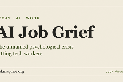 AI Job Grief: The Unnamed Psychological Crisis Hitting Tech Workers