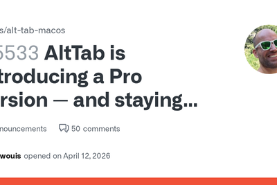 AltTab.app makes free features paid, drops old releases