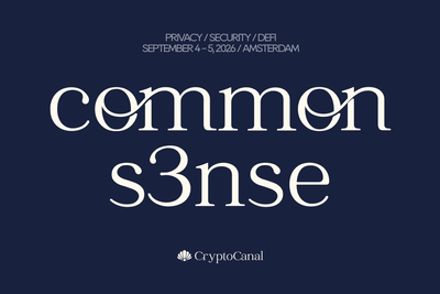 Amsterdam to Host Cypherpunk Week 2026, Anchored by Flagship Common S3nse Privacy Conference and Hackathon.