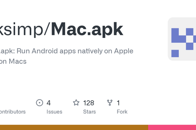 Android apps running native on macOS