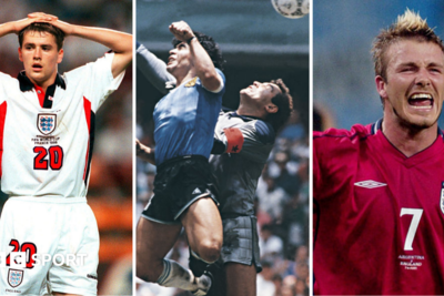 'Animals', Hand of God and Beckham - Argentina and England's World Cup rivalry