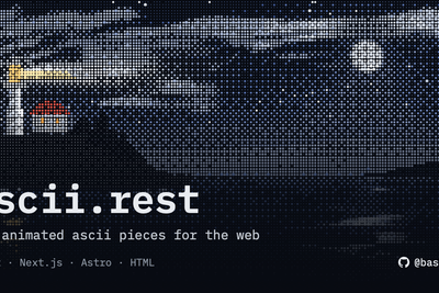 Animated ASCII Art for Web Pages
