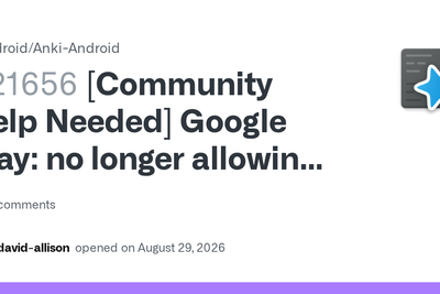 AnkiDroid: Google Play no longer allowing Open Collective donation link