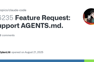 Anthropic Refuses to Support Agents.md