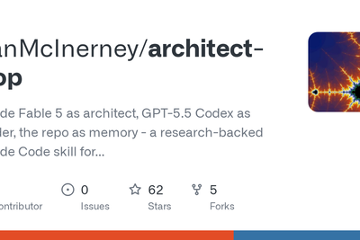 /architect: Reduce Fable tokens by 80%, Fable orchestrates/reviews, Codex builds