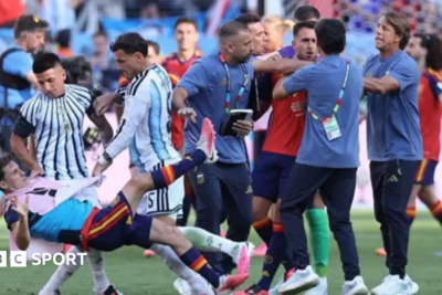 Argentina's Paredes should not be suspended for full-time actions - Spain's Gavi