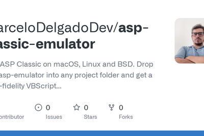 asp-classic-emulator: Run ASP Classic on macOS, Linux and BSD
