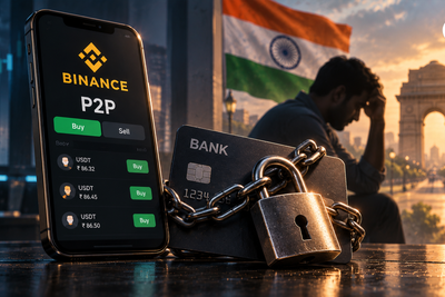 Binance P2P in India: Why Sellers Risk Bank Account Freezes