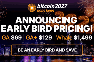 Bitcoin Asia Returns to Hong Kong for 2027