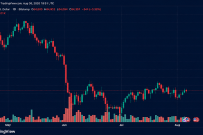 Bitcoin Holds Above $64,500 as Short Liquidations Drop
