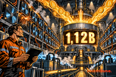 Bitcoin Mining Revenues Surge to $1.12B as Pressure Eases
