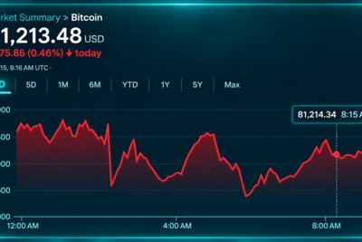 Bitcoin Price Teeters Near $80K as Global Stock Rout Rattles Markets