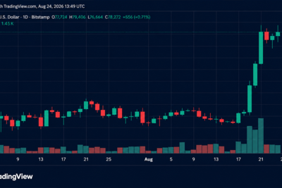 Bitcoin Storms Past $79K Before Hitting Resistance Near $80K