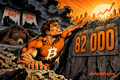 Bitcoin : The 82,000 Dollar Threshold Blocks the Recovery After Weekend Slowdown