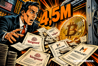 Bitcoin: Vanguard strengthens its exposure to Metaplanet with 4.5 million shares