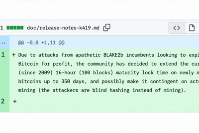 BLAKE2b Bitcoin Fork Wants Miners to Wait 45 Days to Touch Their Coins