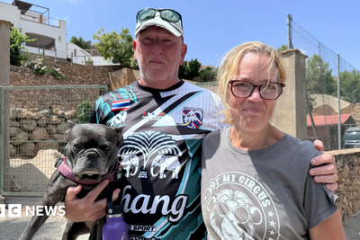 British couple return to village at heart of deadly Spanish wildfire