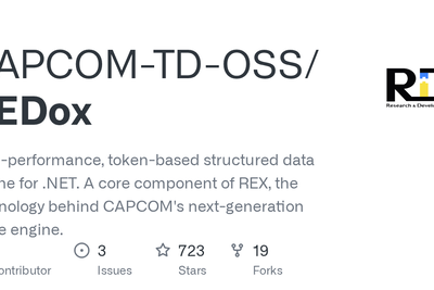 Capcom RE:Dox, open source serialization/deserialization for game engines