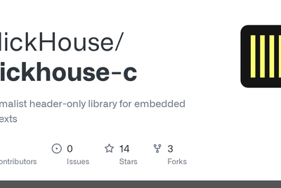 ClickHouse C – Talk to ClickHouse using its native binary protocol