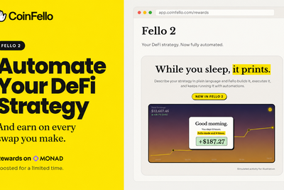 CoinFello Unveils Fello 2 for Automated DeFi Strategies