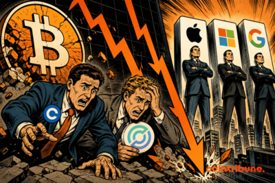 Crypto: Coinbase and Circle Stocks Experience a Decline Twice as Sharp as Tech Giants