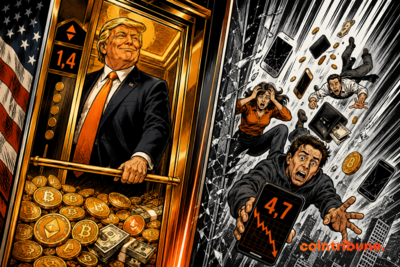 Crypto: Trump Makes $1.4B as Investors Lose $4.7B