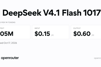 DeepSeek: DeepSeek v4.1 Flash 1017