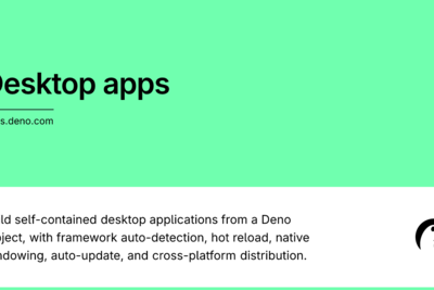 Deno Desktop
