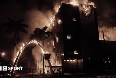 Depay defends music video showing Corinthians HQ on fire