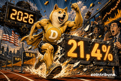 DOGE Gains Over 21% In August But Its Downtrend Is Not Over