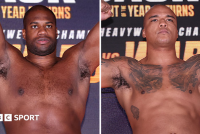 Dubois and Wardley at career-heaviest for rematch