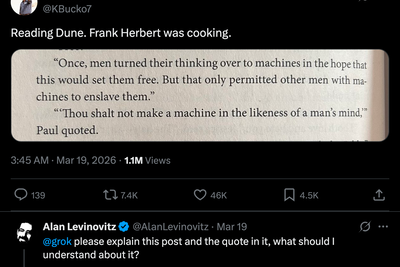 Dune's Butlerian Jihad and the Future of AI