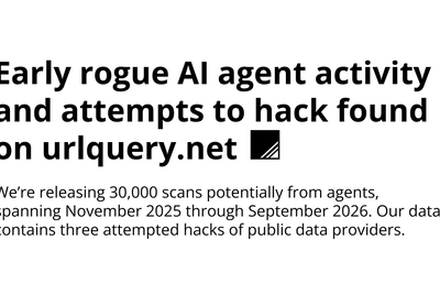 Early rogue AI agent activity and attempts to hack found on urlquery.net