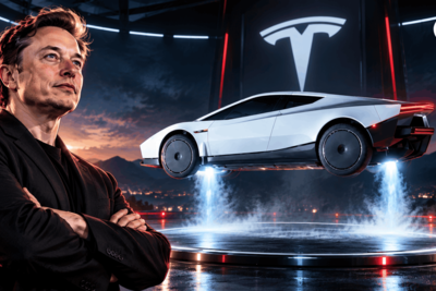 Elon Musk Shows Hovering Tesla Roadster, Targets 2028 Production