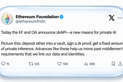 Ethereum’s zkAPI Gives AI Payments a Privacy Cloak With a Catch