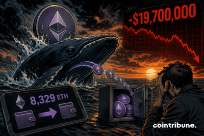 Ethereum whale offloads 8,329 ETH after $19.7 million loss
