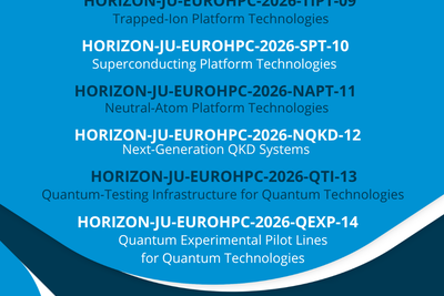 EuroHPC Launches 6 Quantum Calls with €119M in Funding