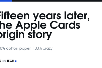 Fifteen years later, the Apple Cards origin story
