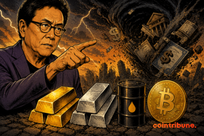 For Kiyosaki, only gold, silver, oil and bitcoin will survive the next crash