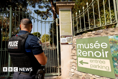 Four Renoir paintings worth millions stolen in French museum heist