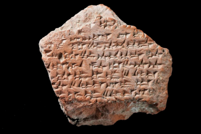 Fragment of oldest known peace treaty found in Turkey
