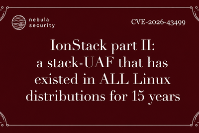 GhostLock, a stack-UAF that has existed in ALL Linux distributions for 15 years