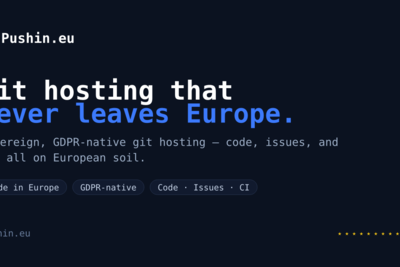 Git hosting that never leaves Europe