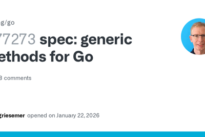 Go: Support for Generic Methods